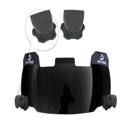 Football Visor, Football Helmet Visor, Football Shield, Fits Youth and Adult Football Helmets (Black)