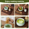 Zanfqvo Matcha Whisk with 100 Bristles - Natural Bamboo Matcha