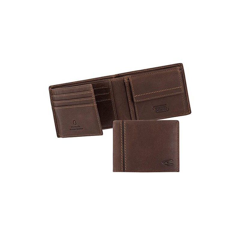 camel active Bilbao Men's Wallet Small Landscape Format RFID Leather