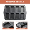 Yinder 4 Pcs Mini Loaf Pan, Carbon Steel with Non-Stick