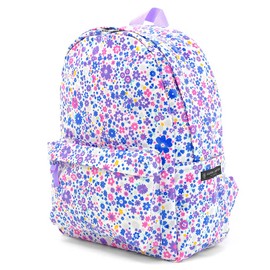 COLORFUL CANDY STYLE リュックサック 女の子 小学生 子供 大容量 遠足 旅行 フラワー模様のエアリーシャワー(ラベンダー) N0739600
