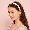 Amariver Headbands for Women 4Pcs Zigzag Headbands Elastic Teeth Comb