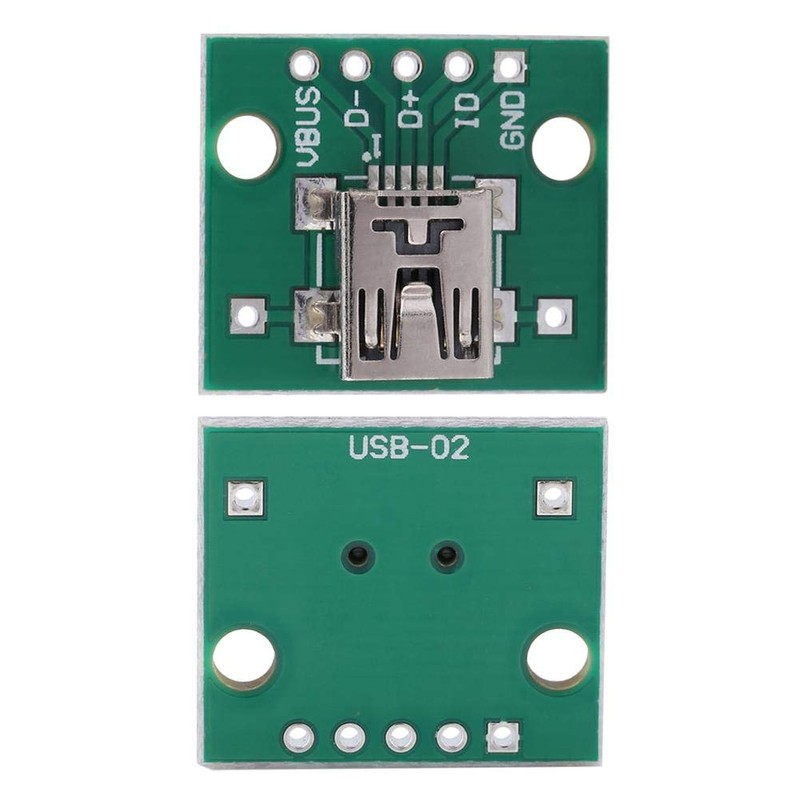 Keenso 10Pcs Mini USB to DIP Adapter Board USB Breakout