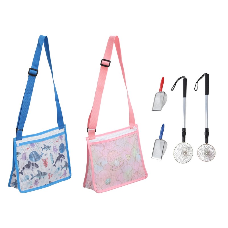 6pcs Shelling Tools for Beach Include Sand Sifter with Extra