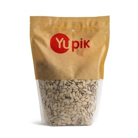 Yupik Semi-Salted Pumpkin Seeds In Shell, 454 g, On the Go Savory Snack, Roasted Pumpkin Seeds, Salted Pepitas