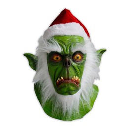 shoperama High Quality Latex Mask - The Grinch - Christmas