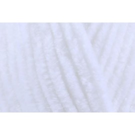 James C Brett Flutterby Chunky Yarn, 100g, Polyester (B1 White)