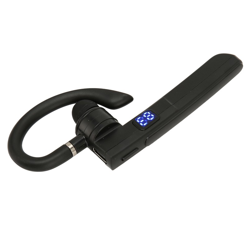 Bluetooth Earpiece Hands Free Single Ear Noise Reduction Digital Display