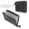 Fireproof File Folder Large Capacity 13 Layers Transparent Plastic Inner