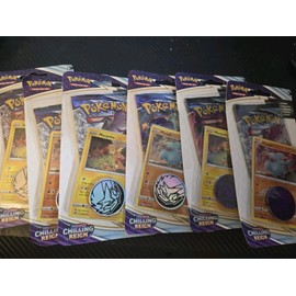 Pokémon TCG Sword & Shield Chilling Reign Booster Pack Promo Coin Blister Pack
