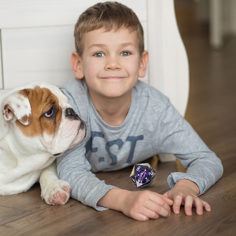 Polyhedral Dice Resin Play Dice Poker Party Game Toy Table