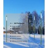 FiberMarker Driveway Markers for Snow Plowing Stakes 48 Inch Dark