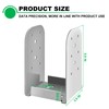Andorm 4 Pack 4 x 4 Post Anchor Base, Adjustable