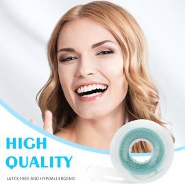 ANNWAH Dental Colorful Orthodontic Braces Rubber Chains,Dental Rubber Chains for Braces Power Chains for Orthodontic Treatment(Short,Green 35)