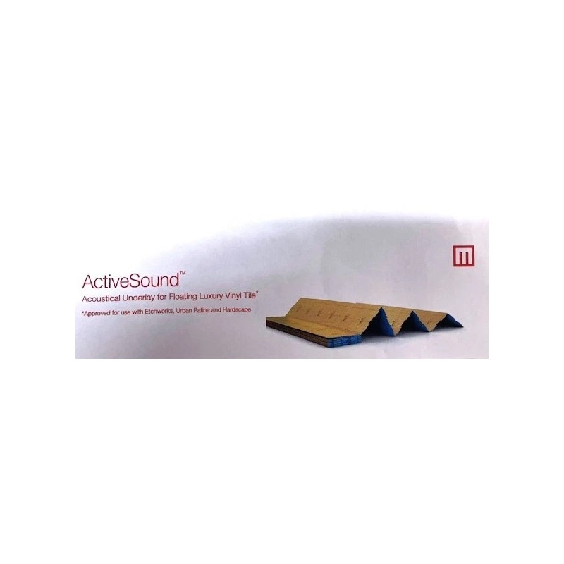 Mohawk ActiveSound Accoustical Underlayment for floating Luxury Vinyl Tile, 100