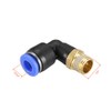 sourcing map Push to Connect Tube Fitting Male Elbow 6mm