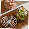 Garneck 5 Piece Jar Fermentation Kit Piece Vegetable Press Set