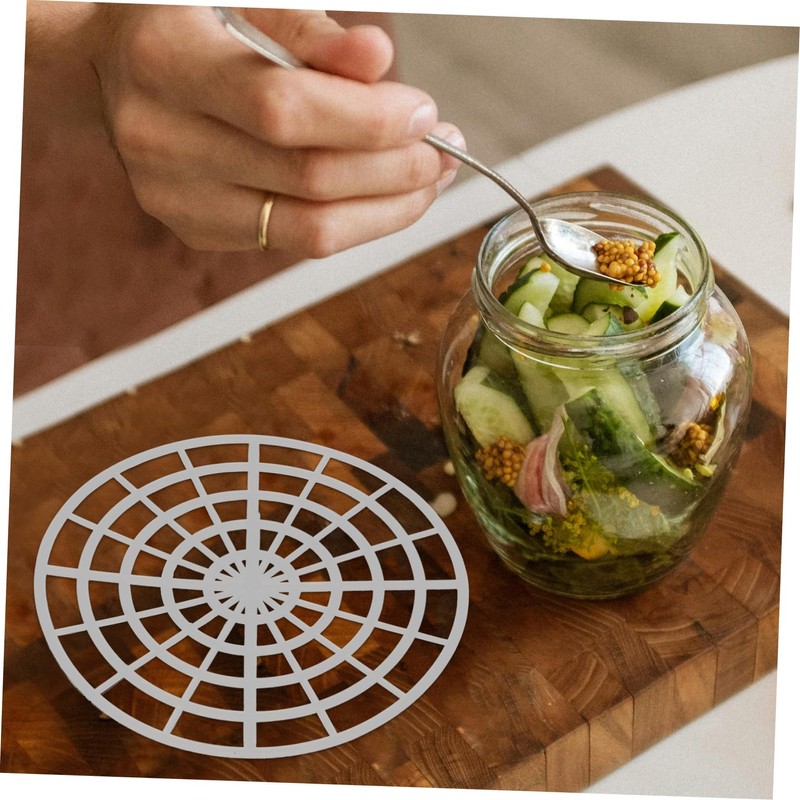 Garneck 5 Piece Jar Fermentation Kit Piece Vegetable Press Set