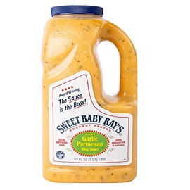 Sweet Baby Ray's Garlic Parmesan Wing Sauce 64 Oz (4 Pack)