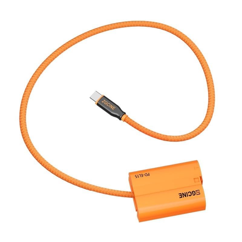 ZGCINE PD-EL15 USB-C PD EN-EL15 Dummy Battery Cable for Nikon