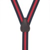 Suspender Store Dressy Striped Suspenders - 1-Inch Wide Elastic -