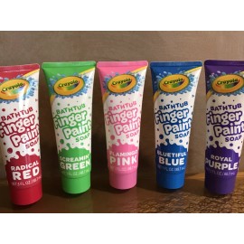 Crayola 3 Oz Crayola Bathtub Finger Paint Kids Soap Assorted Colors New Bath Fun - Flamingo Pink