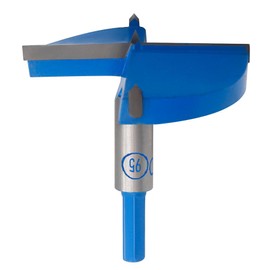 Skweawert Forstner Drill Bit 3-3/4 Inch / 95mm Tungsten Carbide Wood Hole Saw Auger Opener Hex Handle 3.74" Woodworking Hinge Hole Drilling Boring Bit Cutter for Pressed Board Plastic Wood