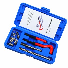 BestsQ Metric Thread Repair Kit M10 x 1.25MM Compatible Hand Tool Set for Auto Repairing (M10-1.25)