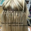 GOTDYA 1000pcs 5mm Black Extension Beads,Silicone Lined Micro Rings,MicroLink I