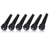 6Pcs Ebony Bridge Pins With Abalone Shell for Acoustic Folk