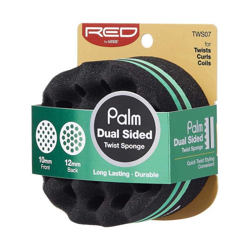 Red by Kiss Double-Sided Twist Sponge Hair Brush (Both Palm