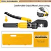 HYADSHEN 6 Ton Hydraulic Crimping Tool 12 AWG to 2/0