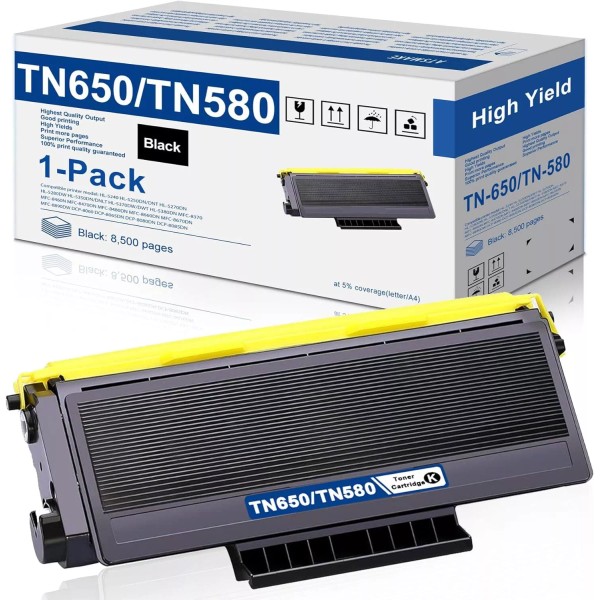MOLIMER TN650 Toner Cartridge Replacement for Brother Black HL-5240 HL-5340D
