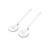 BIESSE CASA CLASSICA Biesse Casa Salad Servers, Plastic, Transparent, Plastic,