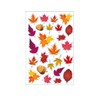 9 Sheets/122PCS Autumn Leaves Window Clings Decals Decorations Double-Side Fall
