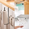 UKOFEW Kitchen Roll Holder, No Drilling, Pack of 2, Sturdy