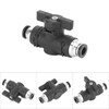 Pneumatic Ball Valve, Pneumatic Connector Manual Regulating Valve Double-Sided Quick
