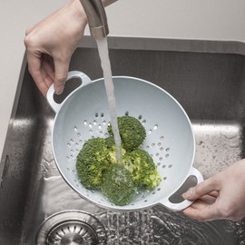 Zeal G210B Melamine Colander/Strainer (20cm) -Duck Egg Blue