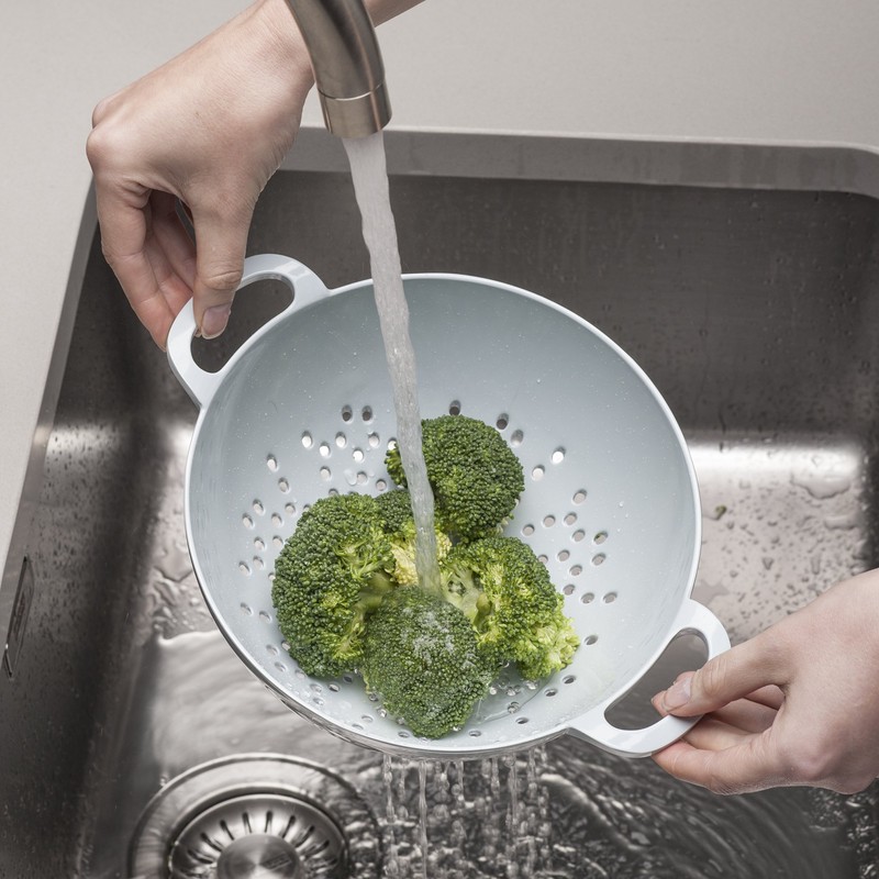 Zeal G210B Melamine Colander/Strainer (20cm) -Duck Egg Blue