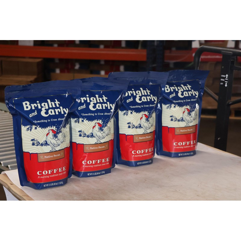 Ground Texas Native Pecan Coffee Medium Roast (2.5 lb.) Bright