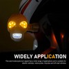lekiliky 2PCS LED Motorcycle Turn Signal Light, Waterproof Skull Head