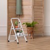JungleA 2 Step Ladder Folding Step Stool,Small Foldable Home Step