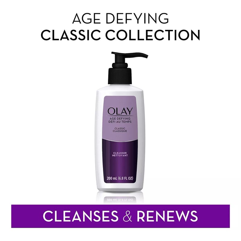 Olay Age Defying Clásico Limpiador Facial 6,78 Onzas Líquida