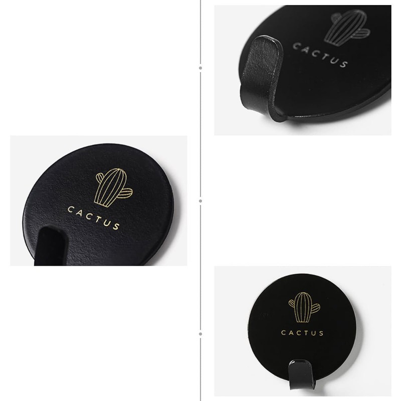 4 Ganchos de Pared Autoadhesivos de Metal, Percheros para Ropa,