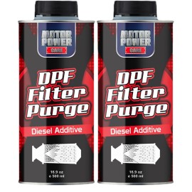 motorpower care 2x Diesel Particulate Filter Cleaner DPF REGENERATES UNBLOCKS SOOT 500ml each