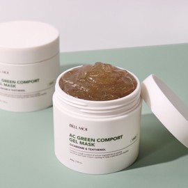 Belmoy AC Green Comfort Gel Mask Soothing Cooling Pack 200g / 벨모이 AC 그린 컴포트 겔 마스크 진정 쿨링팩 200g