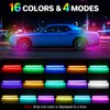 ATROVI RGB LED Side Marker Lights Replacement for Dodge Challenger