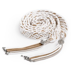 L.I.L.O.U Handfasting Cord for Wedding Ceremony in Natural Cotton Wedding Lasso Handmade Beige