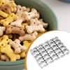 Dog Bone Cookie Cutter,25 Cavity Mini Dog Bone Cookie Cutters