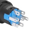 25PCS Push Button Switch with Light 16mm Square Self Locking